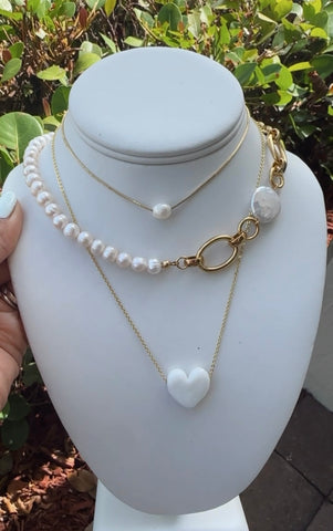 Pearls necklaces